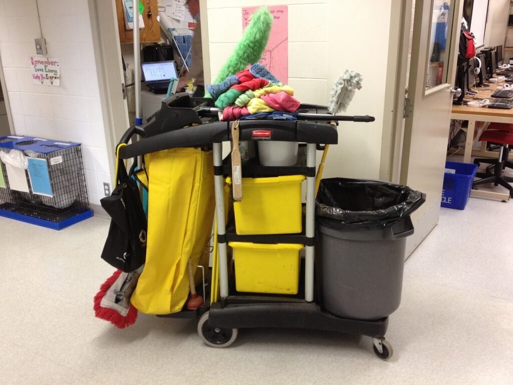 janitor, cart, cleaning, equipment, mopping, maintenance, clean, housekeeping, janitor, janitor, janitor, janitor, janitor, housekeeping