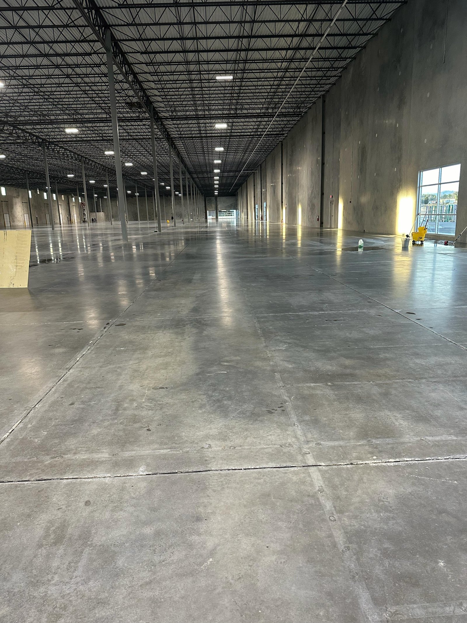 Warehouse after cleaning